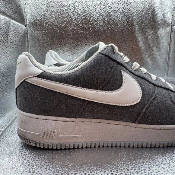 Size 13 Nike Air‎ Force 1 '07 Recycled Pack Iron Grey Sneakers CN0866-002 - Picture 2 of 12